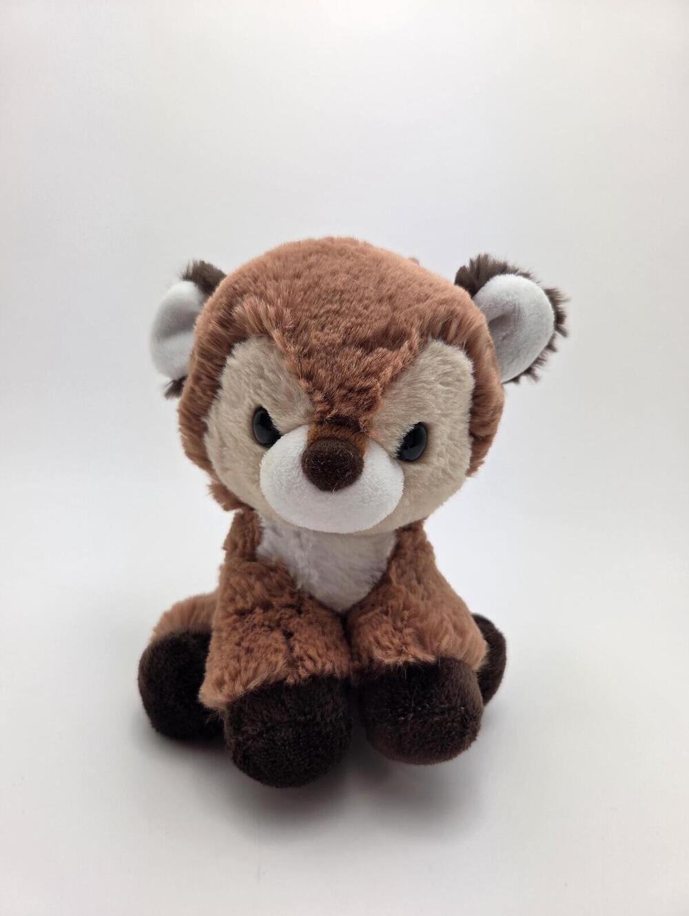 Aurora Brown Reindeer Plush Stuffed Animal Toy (6 inch)